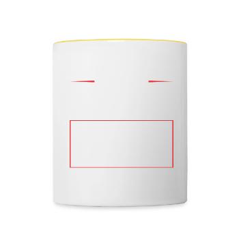 Swimming Crew - Contrasting Mug - white/yellow - Front