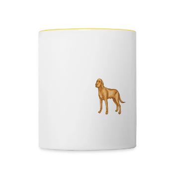 Seeing Eye Human 30 - Tasse zweifarbig - Weiß/Gelb - Vorne