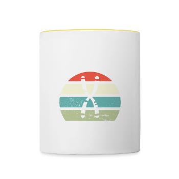 Best Extra Chromosome Ever Down Syndrome Awareness - Contrasting Mug - white/yellow - Front