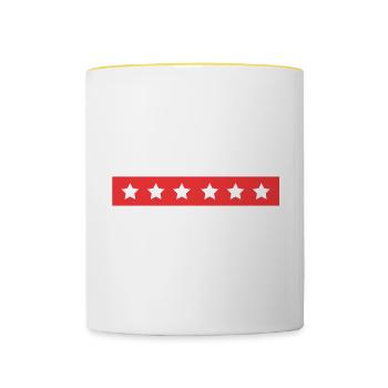 Diving Crew - Contrasting Mug - white/yellow - Front