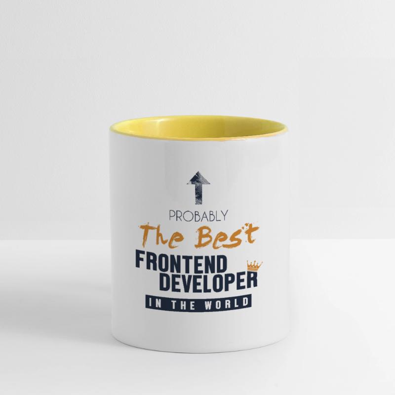 Best Frontend Developer World Engineer Software Contrasting Mug