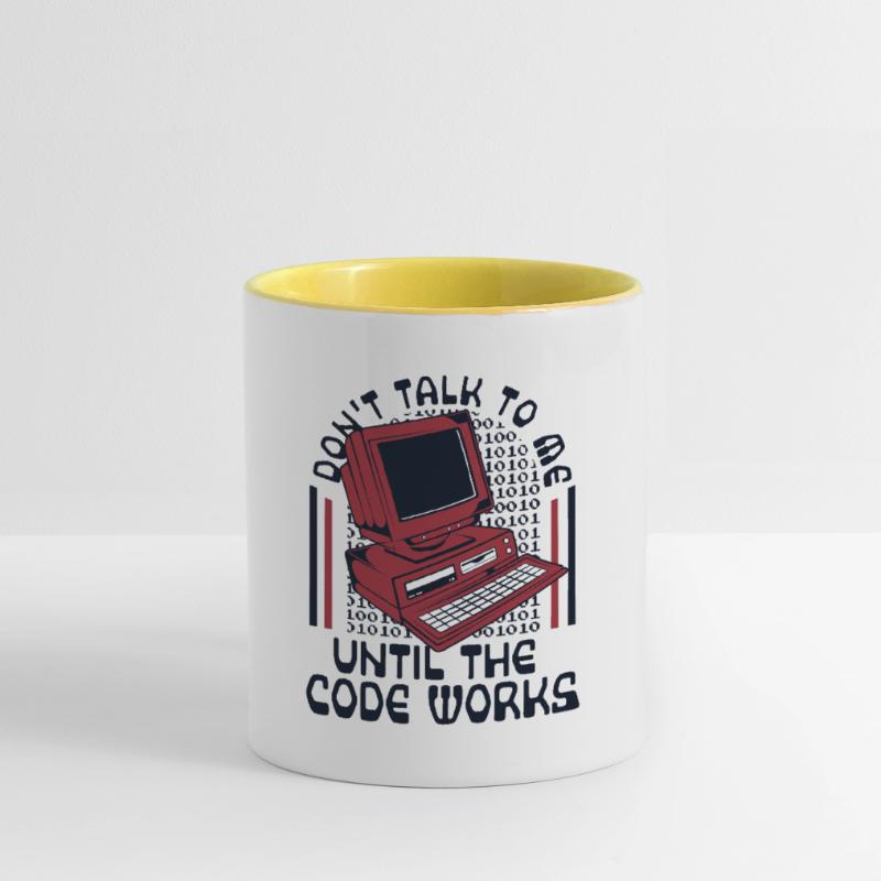 Jusqu’à ce que le codeur de l’ingénieur logiciel Code Works Mug contrasté