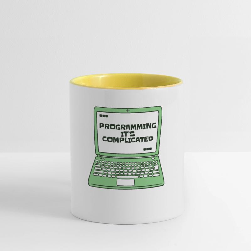 Programmer c’est compliqué Developer Coder Mug contrasté