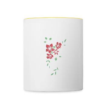 Jesus Meme I Can't But I Know A Guy Christian - Tasse zweifarbig - Weiß/Gelb - Vorne