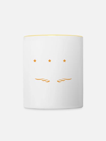 Elektriker Beruf - Tasse zweifarbig - Weiß/Gelb