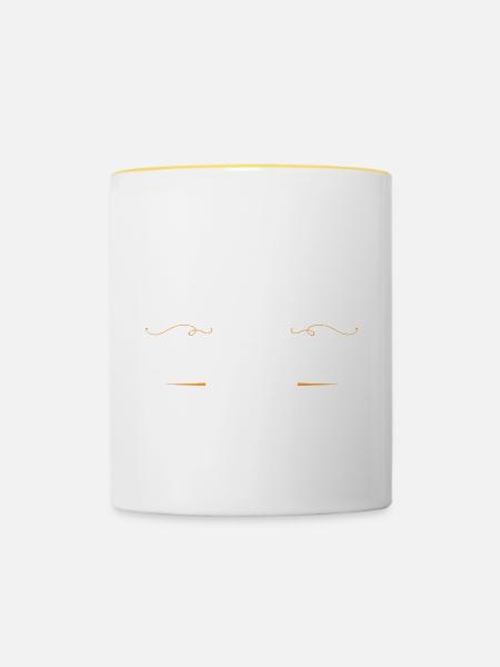 Journalist Beruf - Tasse zweifarbig - Weiß/Gelb