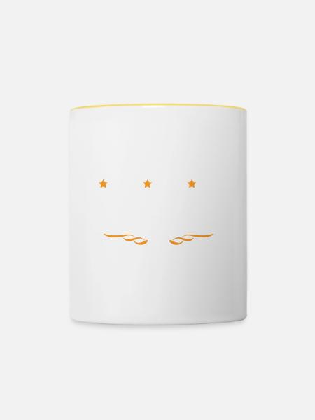 Vertriebler Beruf - Tasse zweifarbig - Weiß/Gelb