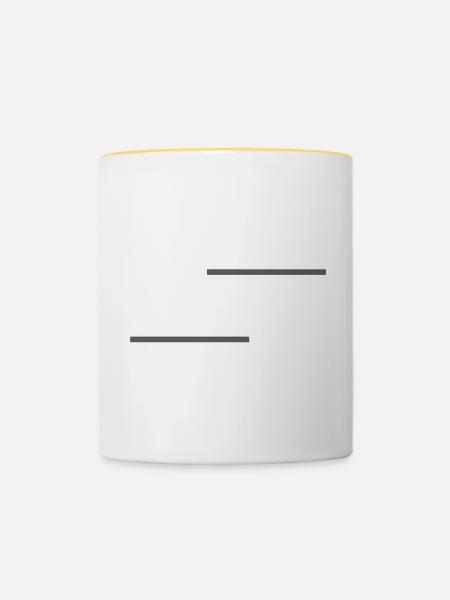 Tierarzt Beruf - Tasse zweifarbig - Weiß/Gelb