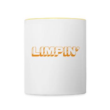 Limpin' Ain't Easy 19 - Tasse zweifarbig - Weiß/Gelb - Vorne