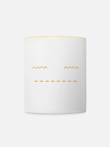 Dachdecker Beruf - Tasse zweifarbig - Weiß/Gelb
