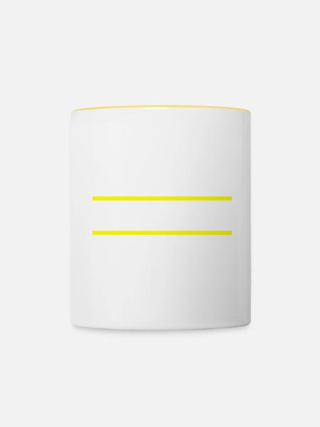 Croatia 2023 - Tasse zweifarbig - Weiß/Gelb