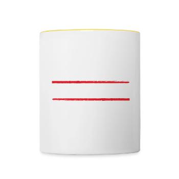 Malle 2023 - Contrasting Mug - white/yellow - Front