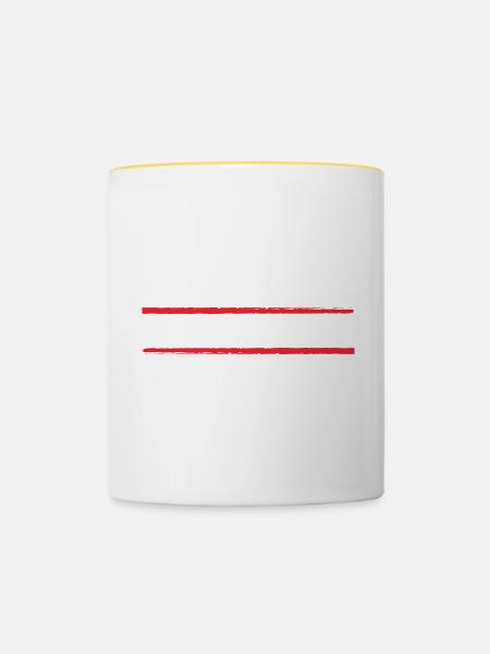 Marbella 2023 - Tasse zweifarbig - Weiß/Gelb