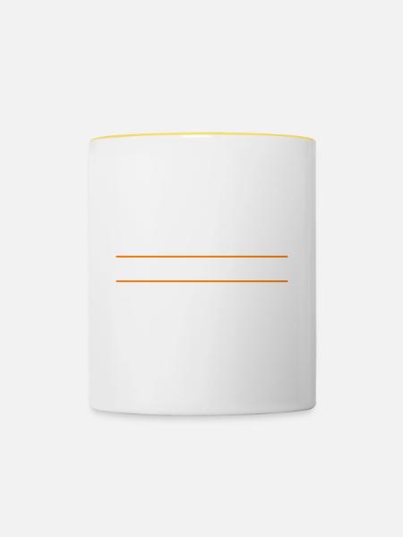 Lloret De Mar 2024 - Tasse zweifarbig - Weiß/Gelb