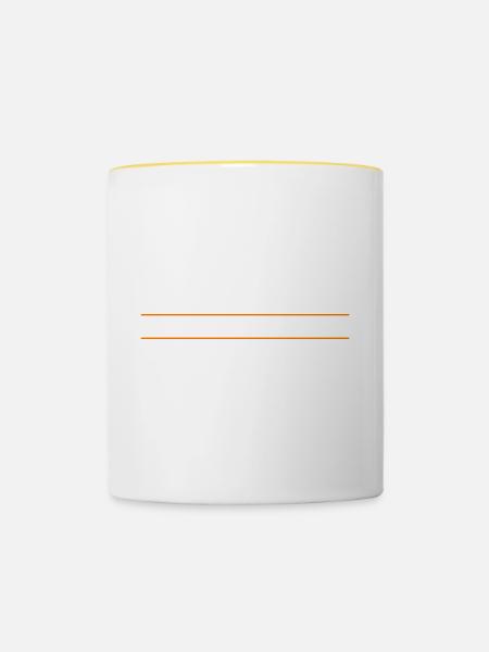 Marbella 2024 - Tasse zweifarbig - Weiß/Gelb