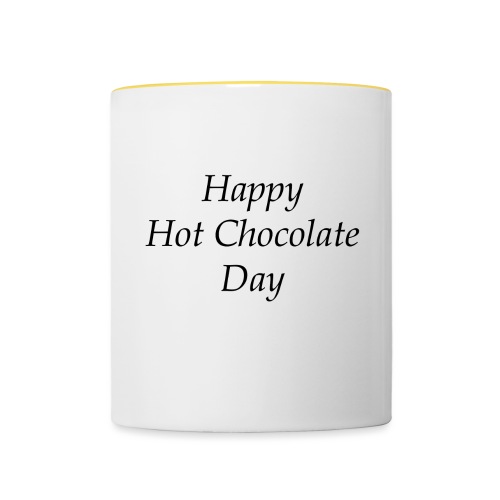 Hot Chocolate mug - Mok tweekleurig