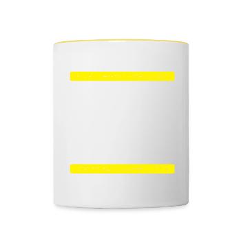 Malle 2023 - Contrasting Mug - white/yellow - Front