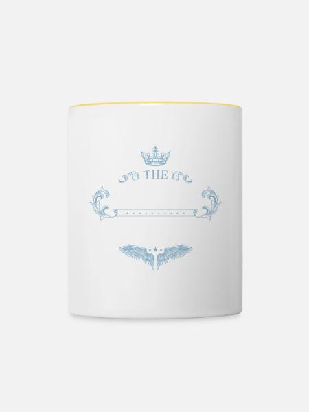 1945 best of - Tasse zweifarbig - Weiß/Gelb