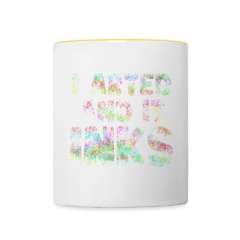I Arted And It Inks 5 - Tasse zweifarbig - Weiß/Gelb - Vorne