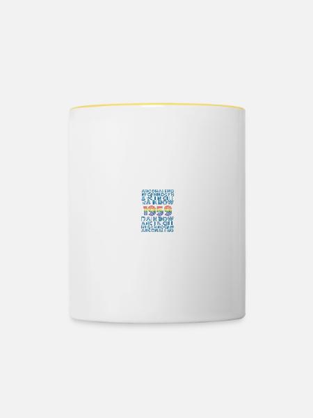 arc 1959 - Tasse zweifarbig - Weiß/Gelb