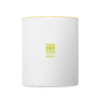 Year 2019 - Contrasting Mug - white/yellow - Front