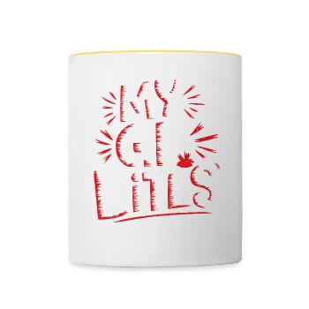 My GF Bites 5 - Tasse zweifarbig - Weiß/Gelb - Vorne