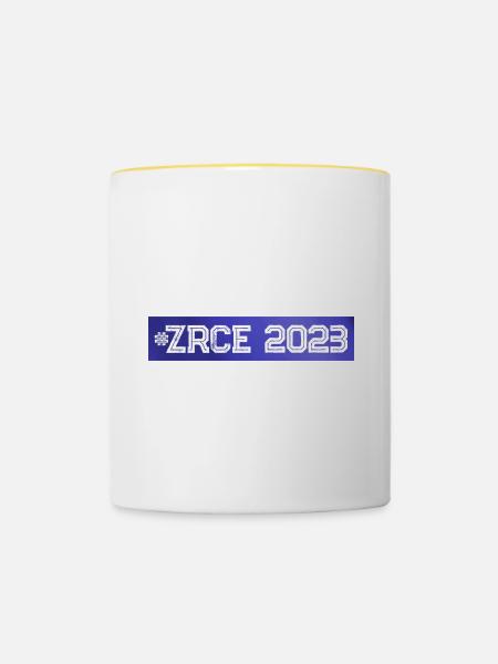 Zrce 2023 - Tasse zweifarbig - Weiß/Gelb