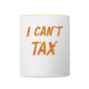 Accounting Accountant Accountant Gift - Contrasting Mug - white/yellow - Front