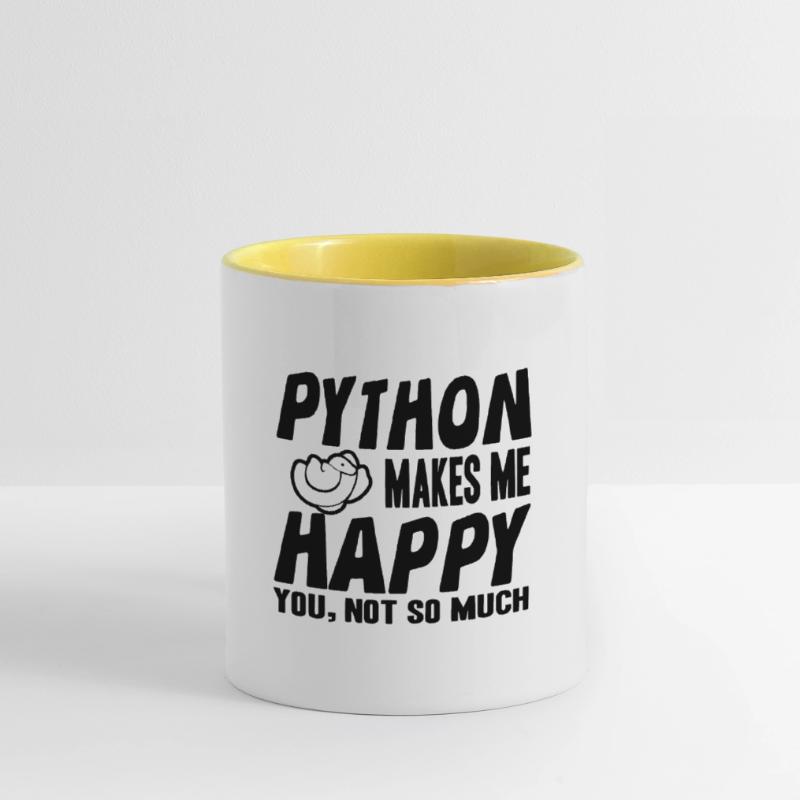 Python Contrasting Mug