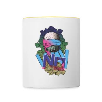 NO_WAY - Contrasting Mug - white/yellow - Front