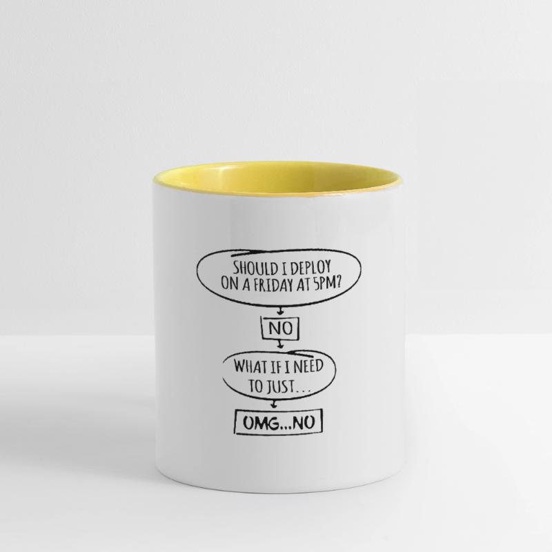 Code Programmer Nerd Update Developer Gift Contrasting Mug