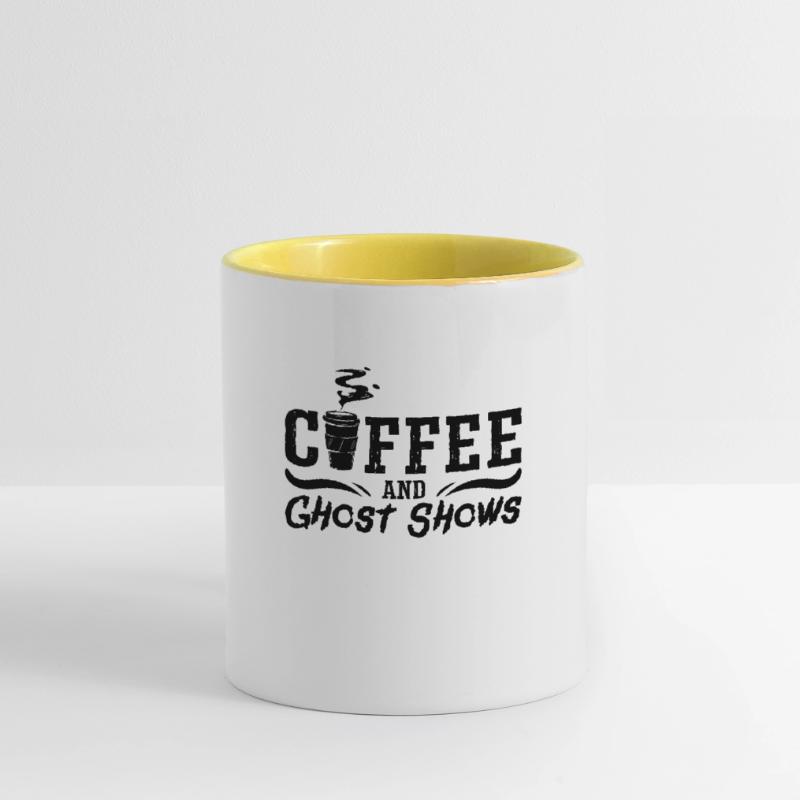 Ghost Hunter Ghost Hunt Coffee Ghost Gift Idea Contrasting Mug