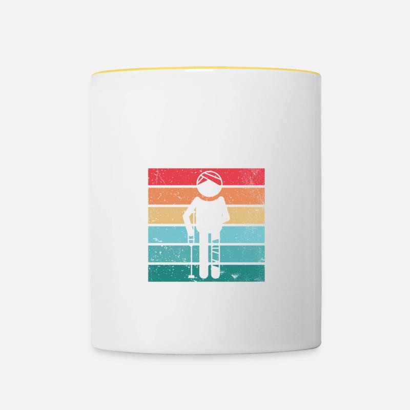 I'm still working on my landing design - Contrasting Mug - white/yellow
