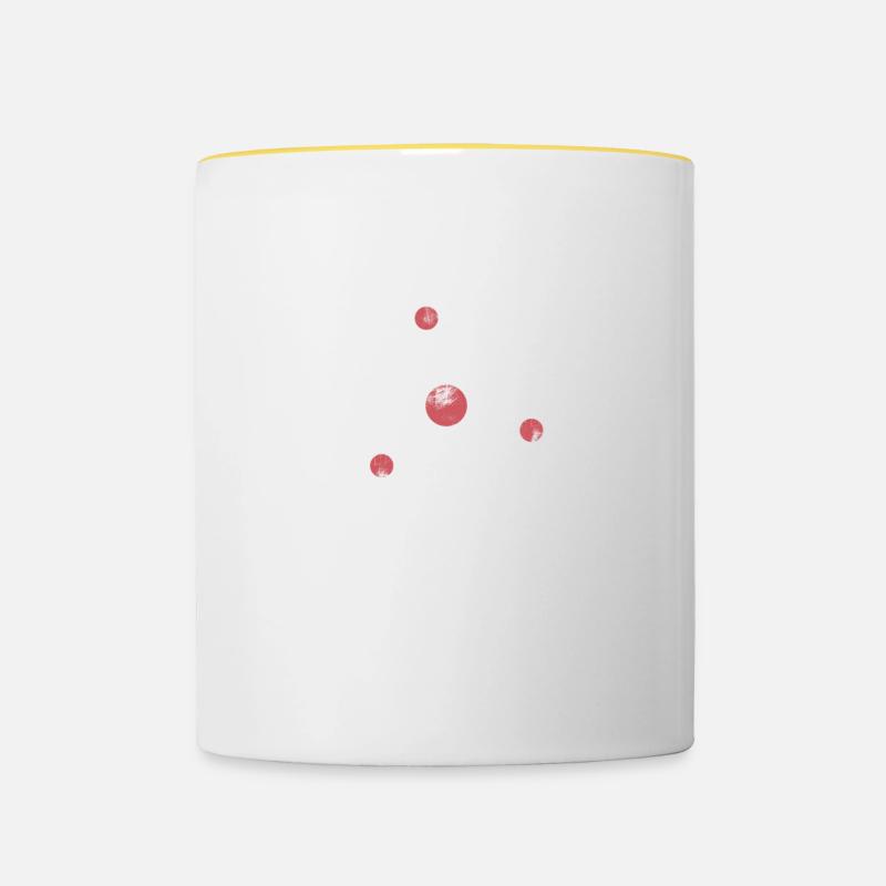 L’énergie de l’ingénieur nucléaire, qui provient du - Mug contrasté - blanc/jaune
