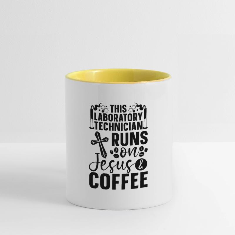 Laboratory Laboratory Technician Science Gift Idea Contrasting Mug