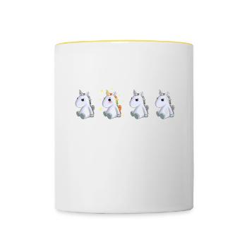 ERZIEHERIN - Toll - Tasse zweifarbig - Weiß/Gelb - Vorne