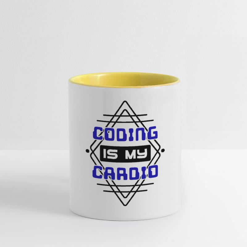 Cool Saying Developer Coden Programmer Code Contrasting Mug