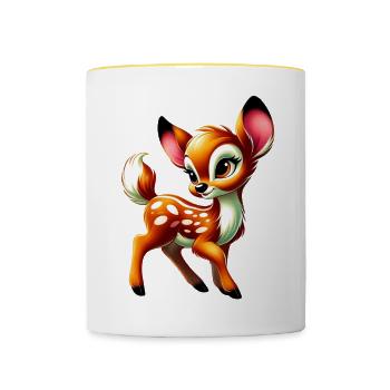Fawn - Contrasting Mug - white/yellow - Front