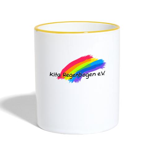 Kita Regenbogen - Köln Langel - Tasse zweifarbig