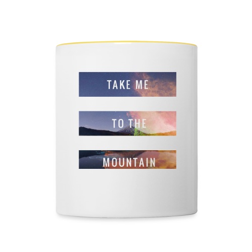 Take me to the mountain - Taza en dos colores