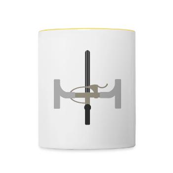 Racer - Contrasting Mug - white/yellow - Front