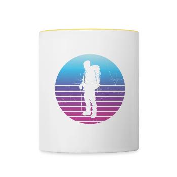 Climber Climbing Bouldering Bouldering Women - Contrasting Mug - white/yellow - Front