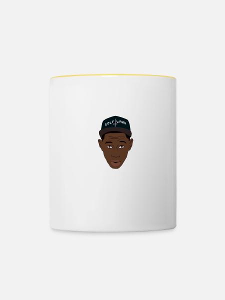Tyler Wolfgang - Tasse zweifarbig - Weiß/Gelb