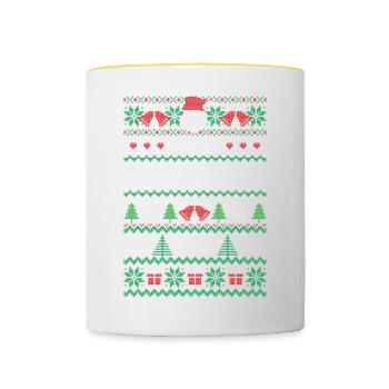 One Merry Doctor - Contrasting Mug - white/yellow - Front