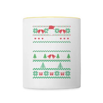 One Merry Solicitor - Contrasting Mug - white/yellow - Front