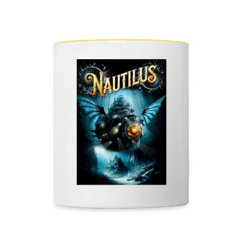 Nautilus - Contrasting Mug - white/yellow - Front
