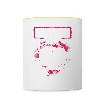ADMINISTRATORIN - Duden - Tasse zweifarbig - Weiß/Gelb - Vorne