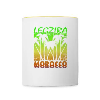 Legzira Morocco - Tasse zweifarbig - Weiß/Gelb - Vorne