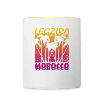 Legzira Morocco - Tasse zweifarbig - Weiß/Gelb - Vorne