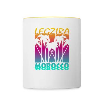 Legzira Morocco - Tasse zweifarbig - Weiß/Gelb - Vorne